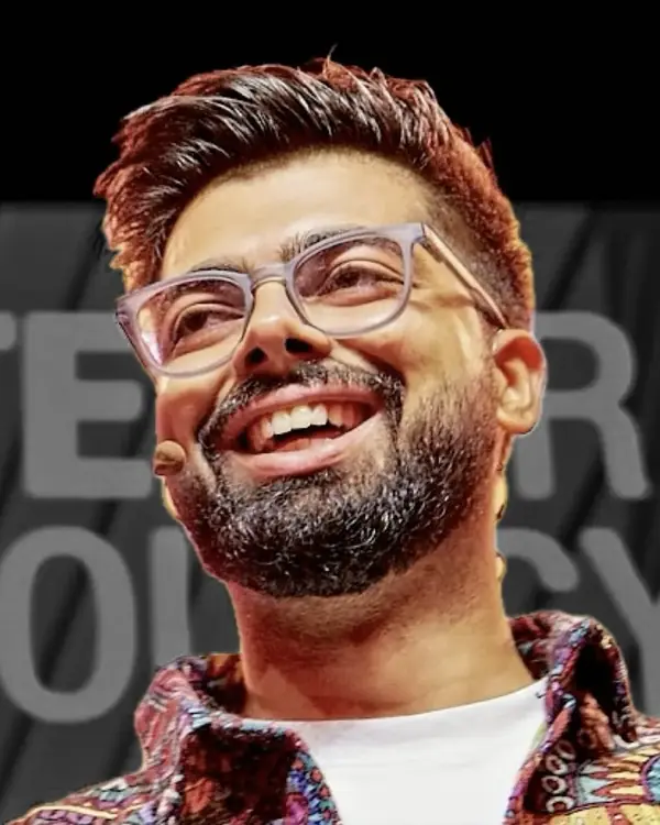Tushar Gaur laughing