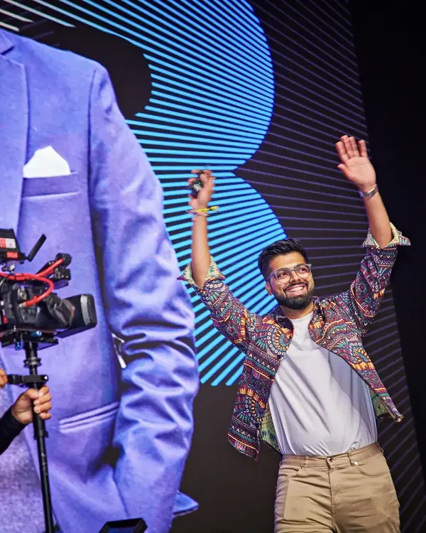 Tushar Gaur on stage